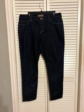 NWOT 5.11 Tactical Dark Blue Denim Jeans with Orange Accent